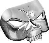 Kuryakyn Taillight Covers 9009 Cover, Zombie Style, Bolt-on, Steel, Chrome, Harley-Davidson®, Each thumbnail 4