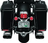 Kuryakyn Taillight Covers 9009 Cover, Zombie Style, Bolt-on, Steel, Chrome, Harley-Davidson®, Each thumbnail 6