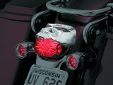 Kuryakyn Taillight Covers 9009 Cover, Zombie Style, Bolt-on, Steel, Chrome, Harley-Davidson®, Each thumbnail 8