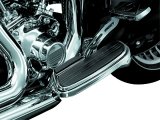 Kuryakyn Floorboard Exhaust Boot Guards 7544 Guards, Black and Chrome, Each thumbnail 4