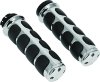 Kuryakyn ISO Grips 6205 Grips, Aluminum, Chrome, 125 mm. Length, 1 in. Bars, Pair thumbnail 6
