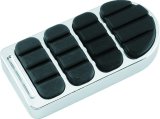 Kuryakyn Longhorn ISO Brake Pedal Pads 8044 Pads, Longhorn, Steel, Chrome, Harley-Davidson®, Each thumbnail 2