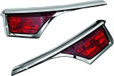 Kuryakyn LED Passenger Armrest Trim with Turn Signal Accents 3240 Accent Lights, Passenger, LED, Red Bulb, Chrome Housing, for use on Honda®, Kit thumbnail 2