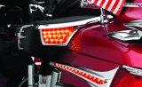 Kuryakyn LED Passenger Armrest Trim with Turn Signal Accents 3240 Accent Lights, Passenger, LED, Red Bulb, Chrome Housing, for use on Honda®, Kit thumbnail 6