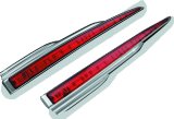 Kuryakyn Rear Light Bars 6976 Accent Lights, Bars, Red LED, Chrome Housing, Harley-Davidson®, Kit thumbnail 2