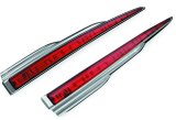Kuryakyn Rear Light Bars 6976 Accent Lights, Bars, Red LED, Chrome Housing, Harley-Davidson®, Kit thumbnail 3