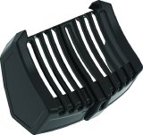 Kuryakyn Oil Cooler Covers 6418 Exterior Trim Accent, Cooler, Plastic, Black, Harley-Davidson®, Each thumbnail 2