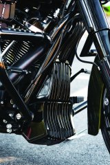Kuryakyn Oil Cooler Covers 6418 Exterior Trim Accent, Cooler, Plastic, Black, Harley-Davidson®, Each thumbnail 6