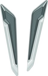 Kuryakyn Light Bars, Pods and Fog Lights 3252 OMNI LED FORK INSERTS CHR thumbnail 2