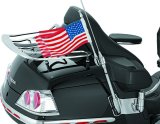 Kuryakyn Antenna Flag Mounts 4233 Mounts, Steel, Chrome, Each thumbnail 2