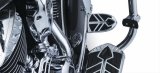 Kuryakyn Spear Brake Pedal Pads 5654 Foot Controls, Spear, Pedal, Aluminum, Chrome, Harley-Davidson®, Each thumbnail 2