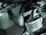 Kuryakyn Bluegrass Breather Catch Tanks 9931 Overflow Tank, Breather, 20cc Capacity, Round, Steel, Chrome, Harley-Davidson®, Each thumbnail 3