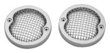 Kuryakyn Powersports Turn Signal Bezels 6513 MESH T/S BEZELS 3-1/4" CHR thumbnail 1