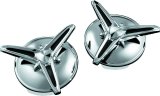 Kuryakyn Center Caps for 2009-2013 FLHTCUTG TRI GLIDE ULTRA CLASSIC, 2010-2011 FLHXXX STREET TRIKE - 1243 KNOCK-OFF CENTER CAPS thumbnail 3