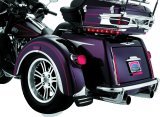 Kuryakyn Rear Bumper Accents 7223 Trim, Accents, ABS Plastic, Chrome, Bolt-On, Harley-Davidson® Trike, Pair thumbnail 5
