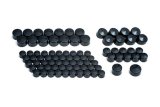 Kuryakyn Kool Kaps Bolt Covers 2465 Covers, Kaps, Engine Kit, Plastic, Gloss Black, Harley-Davidson®, Set of 62 thumbnail 2