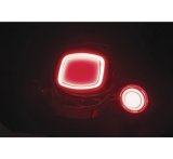 Kuryakyn Tracer LED Turn Signal Conversions 2905 L.E.D. Inserts Red/Red Smoke Lens Rear thumbnail 3