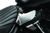 Kuryakyn Saddle Shields Heat Deflectors 5789 Engine Shields, Deflectors, Seat Front Edge Location, Reflective Smoke, Harley-Davidson®, Pair thumbnail 5