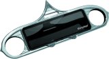 Kuryakyn Stereo Accents 3765 Motorcycle Accent, ABS Plastic, Chrome Finish, Self Adhesive, Harley-Davidson® thumbnail 3