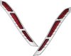 Kuryakyn Light Bars, Pods and Fog Lights 2898 LED REAR FNDR STRP LIGHTS CHR thumbnail 9