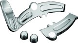 Kuryakyn Boomerang Frame Covers 7773 Covers, Steel, Chrome, Rear Chassis, Set thumbnail 3