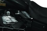 Kuryakyn Saddle Shields Heat Deflectors 1317 Engine Shields, Deflectors, Seat Front Edge Location, Reflective Smoke, Harley-Davidson®, Pair thumbnail 5