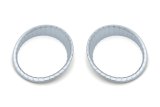 Kuryakyn Aztec Gauge Accents 5186 Exterior Trim Accent, Gauge, Plastic, Chrome, Indain, Pair thumbnail 1