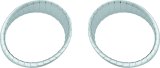 Kuryakyn Aztec Gauge Accents 5186 Exterior Trim Accent, Gauge, Plastic, Chrome, Indain, Pair thumbnail 2