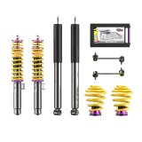 KW Variant 1 Coilover Kits 10220022 Springs/Struts, 1, Natural, Purple, Yellow, Front and Rear, BMW, Passenger Car, L4/L6, Kit thumbnail 2