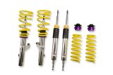 KW Variant 2 Coilover Kits 15220032 Kits, 2, 1.2 - 2.3 in. Lowered Front, 0.9 - 2.1 in. Lowered Rear, Natural/Yellow Shocks, Yellow Powdercoated Springs, BMW, Kit thumbnail 3