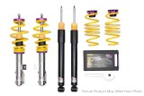 KW Variant 2 Coilover Kits 15220032 Kits, 2, 1.2 - 2.3 in. Lowered Front, 0.9 - 2.1 in. Lowered Rear, Natural/Yellow Shocks, Yellow Powdercoated Springs, BMW, Kit thumbnail 7