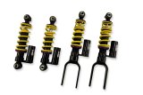 KW Variant 2 Coilover Kits 15227505 Kits, 2, 0.8 - 1.5 in. Lowered Front, 0.8 - 1.5 in. Lowered Rear, Black Shcks, Yellow Springs, Dodge, Kit thumbnail 3