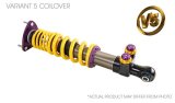 KW Variant 5 Coilover Kits 30911008 Kits, (V5), with Nose Lift and Electronic Dampers, Front and Rear Shocks, Adjustable Valving, Steel, Zinc, Lamborghini, Set of 4 thumbnail 1