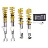 KW Variant 3 Coilover Kits 35220080 Kits, 3, 1.0 - 2.2 in. Lowered Front, 0.8 - 2.0 in. Lowered Rear, Shocks, Yellow Powdercoated Springs, BMW, Kit thumbnail 3