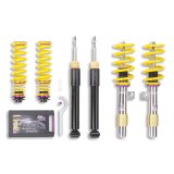 KW Variant 1 Coilover Kits 10220067 Kits, 1, 0.4 - 1.5 in. Lowered Front, 0.2 - 1.4 in. Lowered Rear, Natural/Purple Shocks, Yellow Springs, BMW, Kit thumbnail 3
