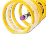 KW Street Comfort Coilover Kits 18020032 Kits, Comfort, 0.6 - 1.4 in. Lowered Front, 0.4 - 1.2 in. Lowered Rear, Natural/Black Shocks, Yellow Powdercoated Springs, BMW, Kit thumbnail 6