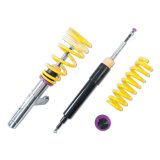KW Street Comfort Coilover Kits 18020032 Kits, Comfort, 0.6 - 1.4 in. Lowered Front, 0.4 - 1.2 in. Lowered Rear, Natural/Black Shocks, Yellow Powdercoated Springs, BMW, Kit thumbnail 8