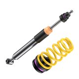 KW Variant 3 Coilover Kits 3520887006 Kits, 3, 0.0 - 1.0 in. Lowered Front, 0.2 - 0.8 in. Lowered Rear, Shocks, Yellow Powdercoated Springs, Tesla, Kit thumbnail 4