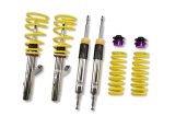 KW Variant 2 Coilover Kits 15220033 Kits, 2, 1.2 - 2.3 in. Lowered Front, 0.8 - 2.0 in. Lowered Rear, Natural/Yellow Shocks, Yellow Powdercoated Springs, BMW, Kit thumbnail 5