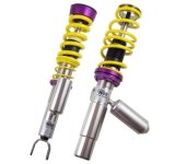 KW Variant 3 Coilover Kits 35271023 Kits, 3, 0.8 - 1.5 in. Lowered Front and Rear, Shocks, Yellow Powdercoated Springs, Porsche, Kit thumbnail 3
