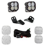Baja Designs XL-R 80 LED Light Pods 447831 A Pillar & Mount Kit, XL80 18-22 Wildcat XX Driving/Combo Clear thumbnail 1