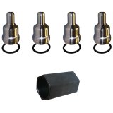 Bostech High-Pressure Ball Tubes DEC021606 Diesel Fuel Injector Tubes, High-Pressure, Stainless Steel, Ford, International, Kit thumbnail 1