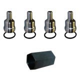 Bostech High-Pressure Ball Tubes DEC021606 Diesel Fuel Injector Tubes, High-Pressure, Stainless Steel, Ford, International, Kit thumbnail 2