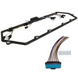 Bostech Valve Cover Gaskets GK02808K Gasket, Rubber/Steel, Includes Injector Harness, Ford, 7.3L Powerstroke, Kit thumbnail 1
