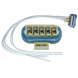 Bostech Auto Wiring Connectors and Pigtails WH02971 EGR Valve Motor Connector, thumbnail 1