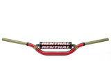 Renthal Twinwall Handlebars 997-01-RD-02-185 Handlebars, Twinwall, RC Honda® Style, Aluminum, Red Anodized, 1.125 in. Diameter, 31.575 in. Width thumbnail 2