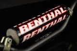 Renthal Twinwall Handlebars 997-01-RD-02-185 Handlebars, Twinwall, RC Honda® Style, Aluminum, Red Anodized, 1.125 in. Diameter, 31.575 in. Width thumbnail 4