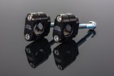 Renthal Bar Mounts CL018 Handlebar Mount, Billet Aluminum, Black Anodized, 5mm Offset, Yamaha, Pair thumbnail 2