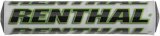 Renthal Mini SX Bar Pads P269 Handlebar Pad, Crossbar, SX, Foam, Vinyl Cover, White, Green, Logo, 8.50 in. Length, Each thumbnail 1