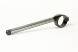 Renthal Clip-On Handlebars CL100 Handlebars, Clip-Ons, Billet Aluminum, Black/Clear Anodized, 50mm Fork Diameter, 7 Degree Down Angle, Pair thumbnail 2
